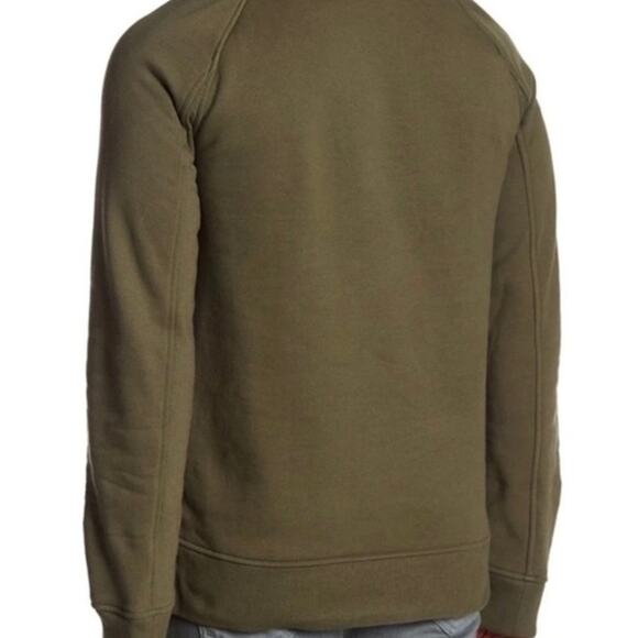 Helmet Lang Cowl Neck Olive Green Hoodie ( M ) - Picture 2 of 6